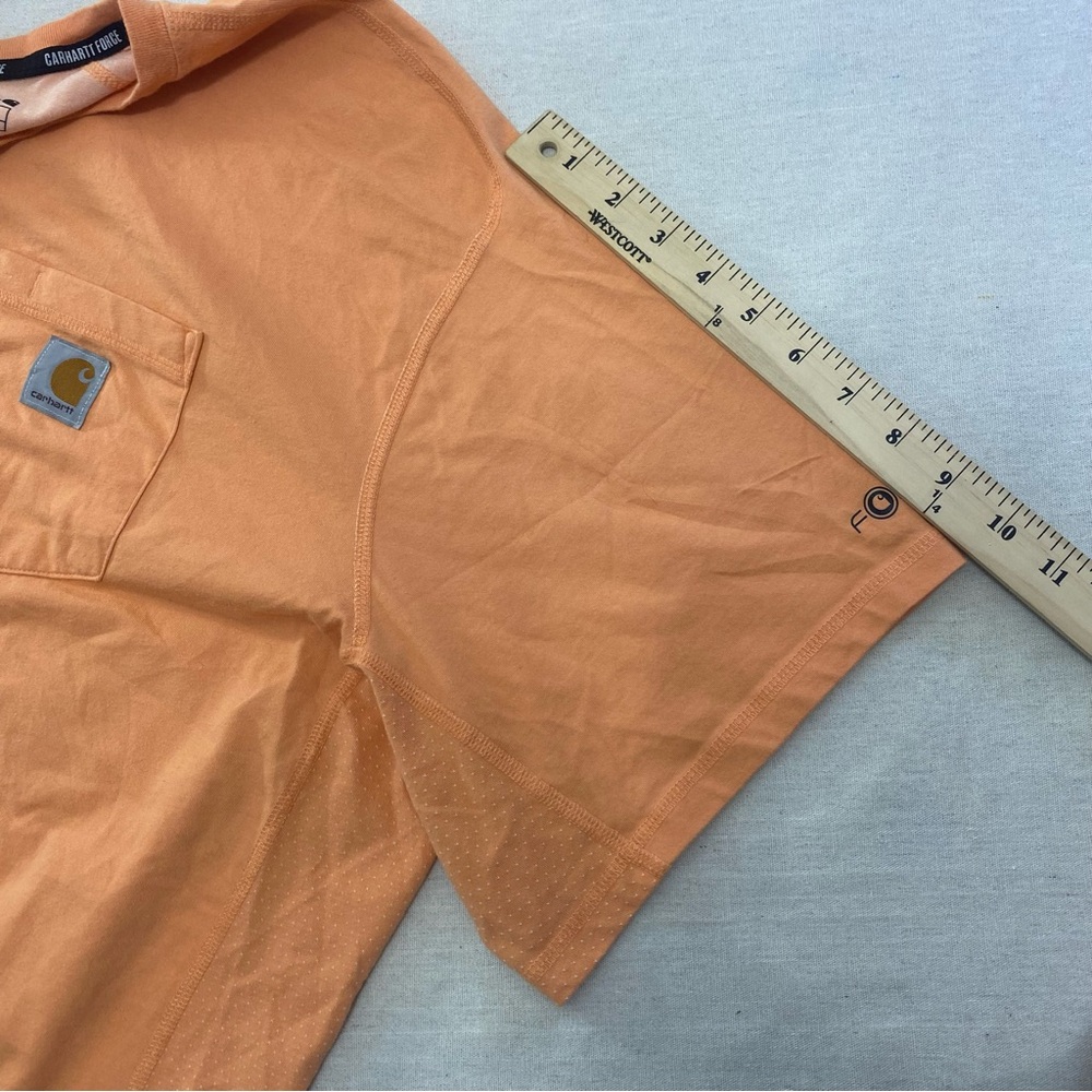 Carhartt Force T Shirt 3XL Men Orange Short Sleeve Relaxed Fit Pocket 104616-DYO - Picture 10 of 10